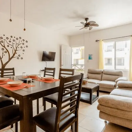 Apartamento En Fraccionamiento Privado 6 Personas, 5 Camas, Piscina Cerca De La Playa