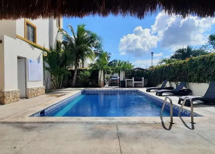 En Fraccionamiento Privado 6 Personas, 5 Camas, Piscina Cerca De La Playa Appartement *