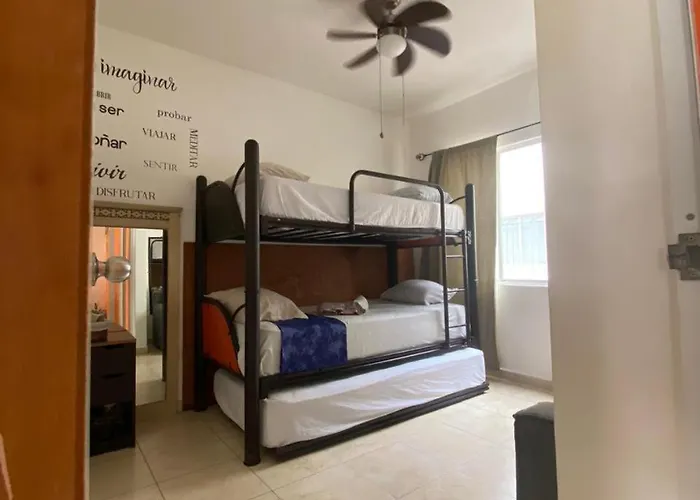 En Fraccionamiento Privado 6 Personas, 5 Camas, Piscina Cerca De La Playa Appartement *